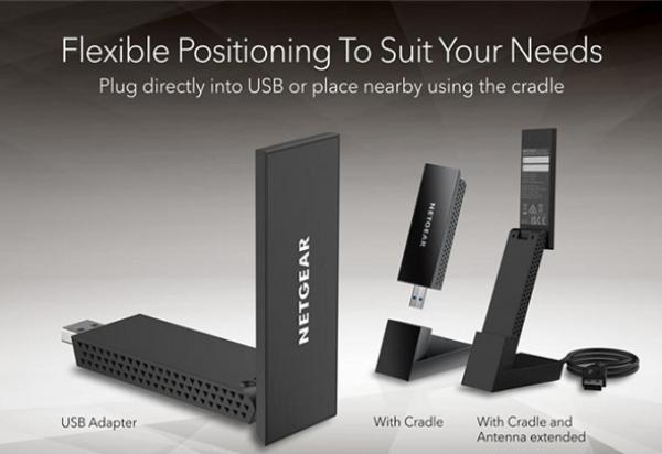 Netgear推出Nighthawk A8000：首款Wi-Fi 6E USB 3.0适配器